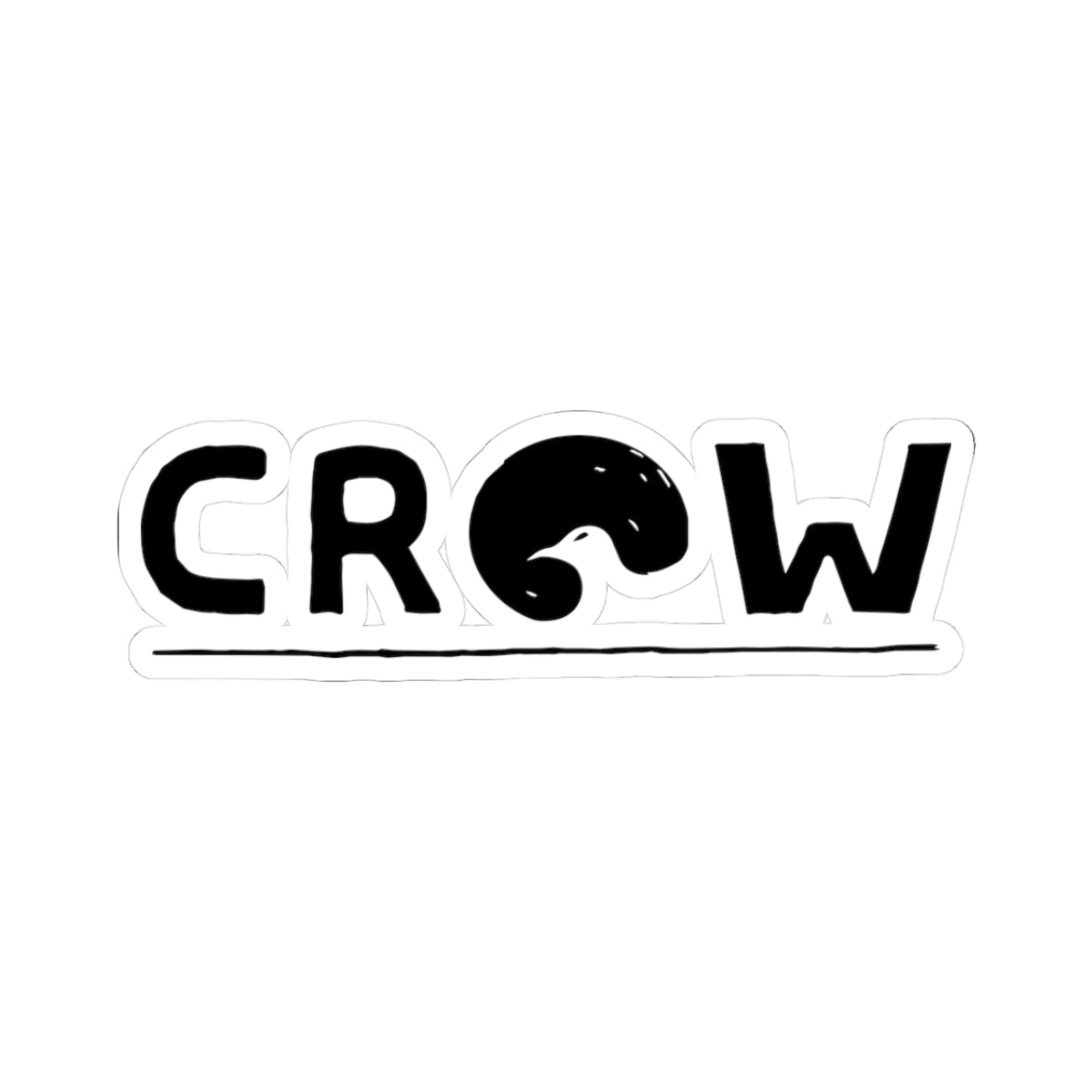 "Crow" Sticker | Black